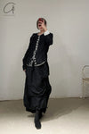 ARCHIVIO J.M.Ribot pleated skirt AWSK04/LN